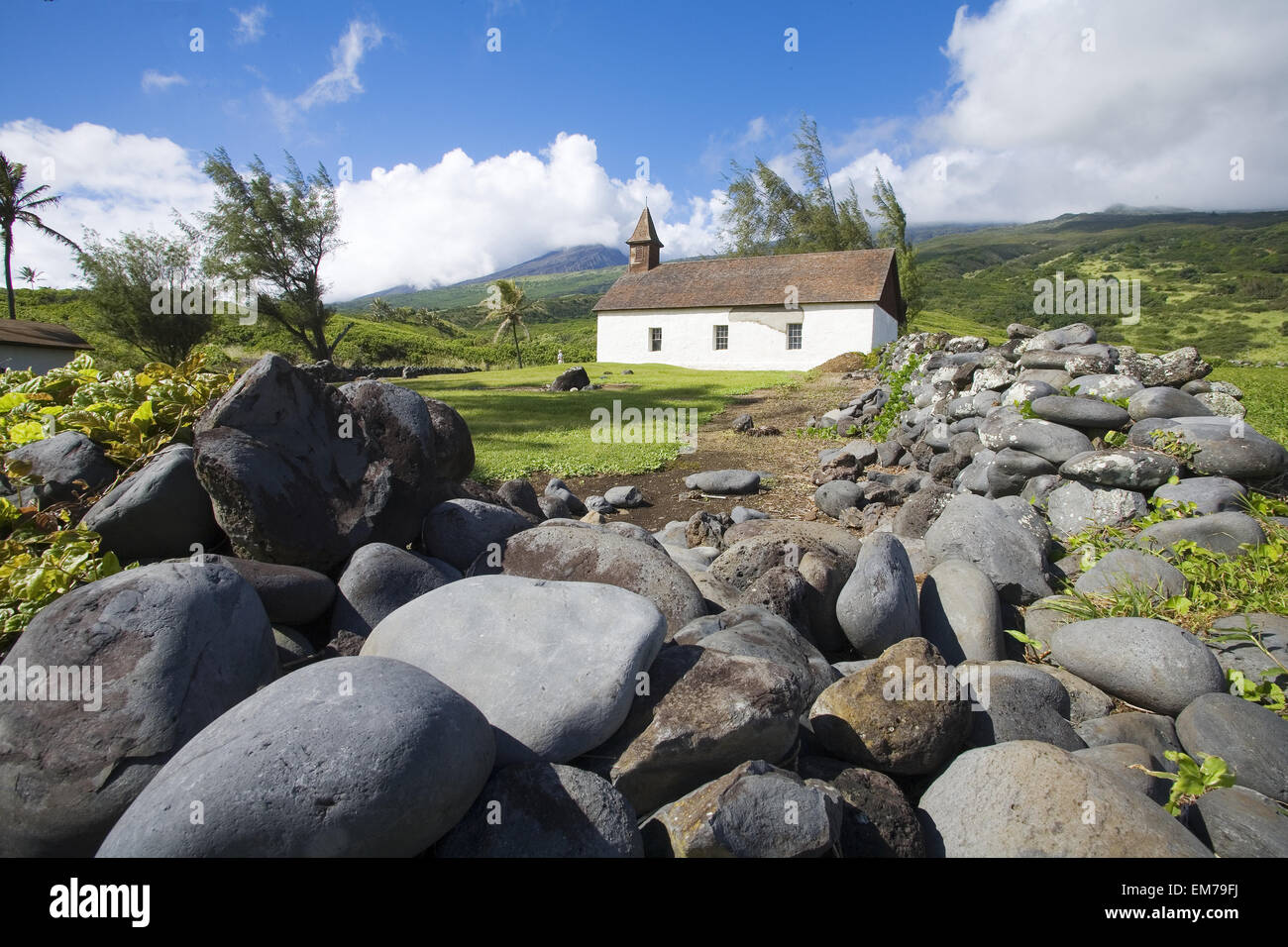 Hawaii, Maui, Kaupo, Huialoha Church (Established 1859 Stock Photo Alamy