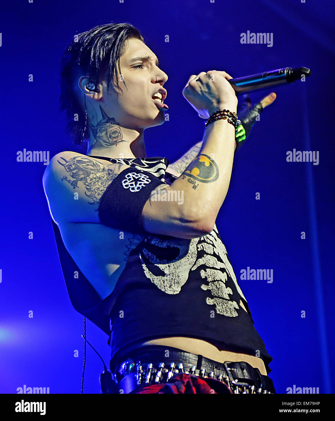 Black veil brides hires stock photography and images Alamy
