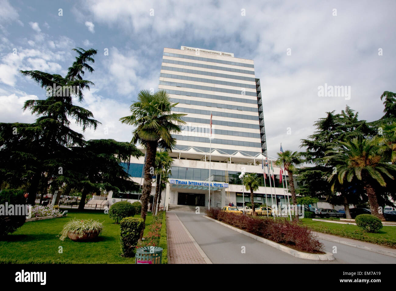 Tirana International Hotel, Tirana, Albania Stock Photo Alamy