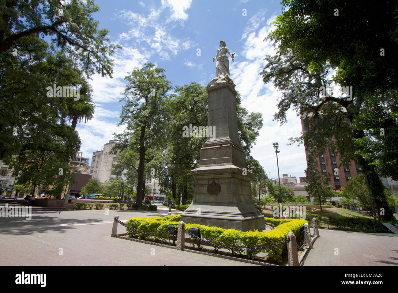 Plaza Independencia, San Miguel de Tucuman, Argentina Stock Photo