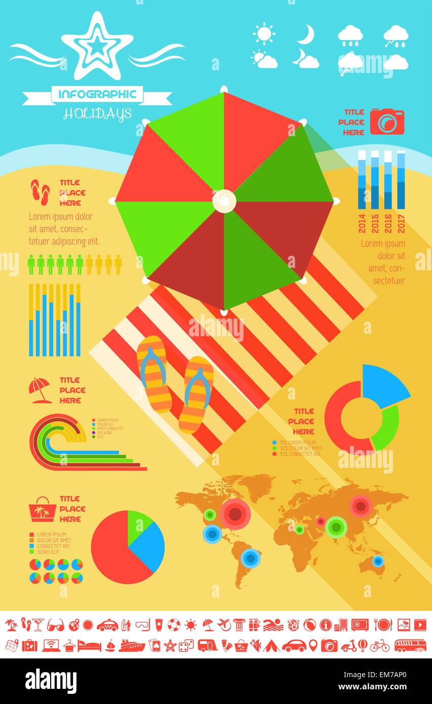 Travel Infographic Template Stock Vector Image & Art - Alamy