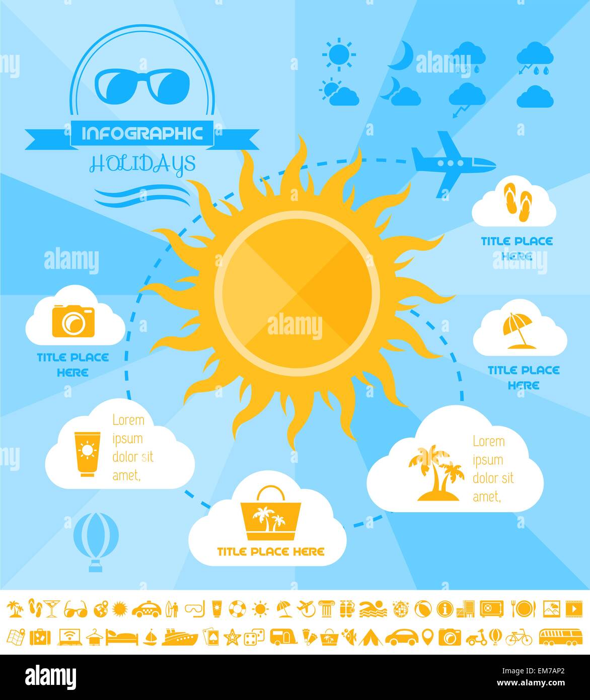 Travel Infographic Template Stock Vector Image & Art - Alamy