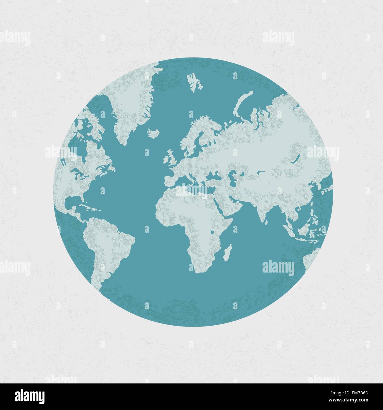 Earth map , eps10 vector format Stock Vector
