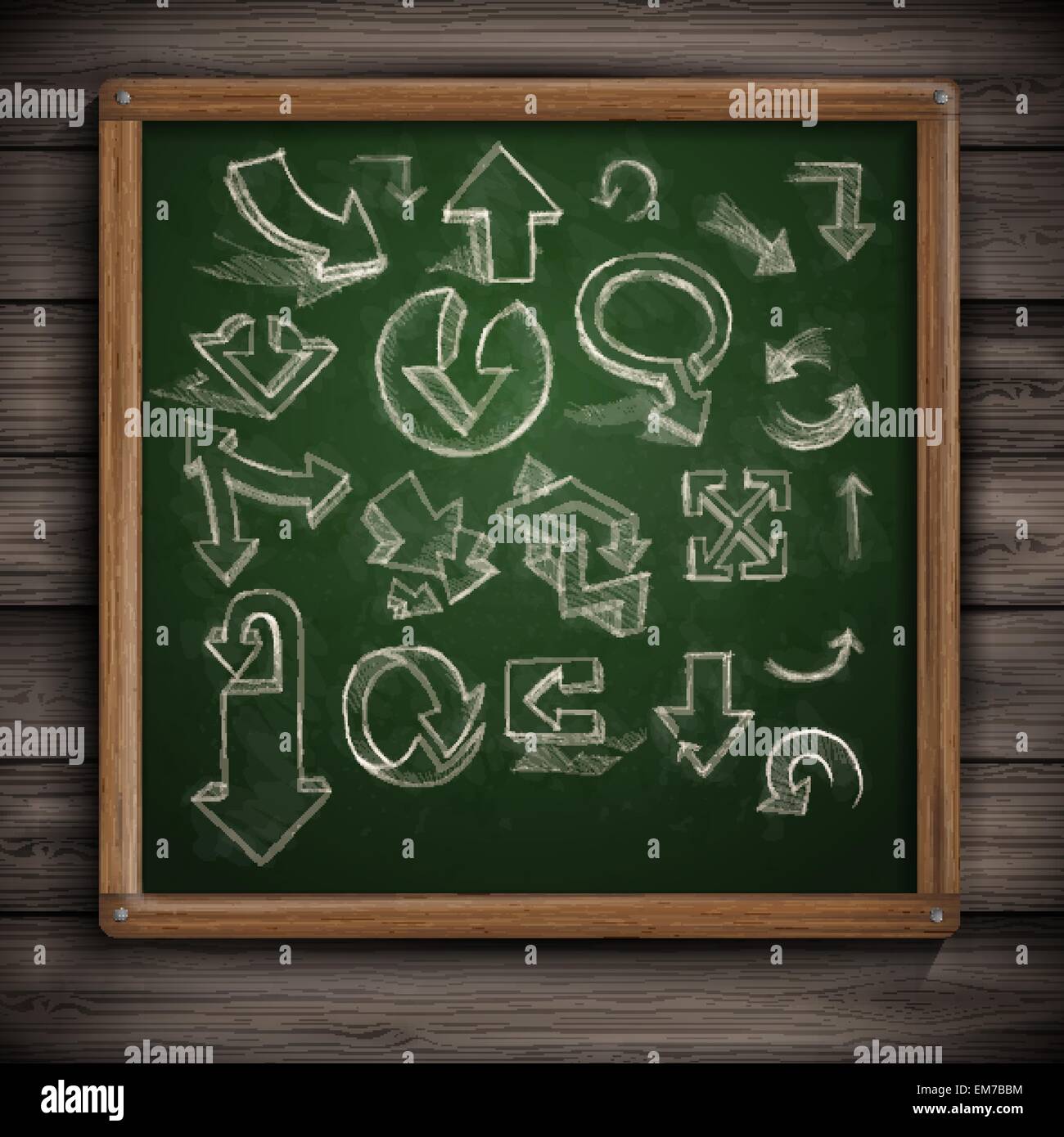 Set Of Hand Drawn Doodle Arrows Stock Vector Image & Art - Alamy