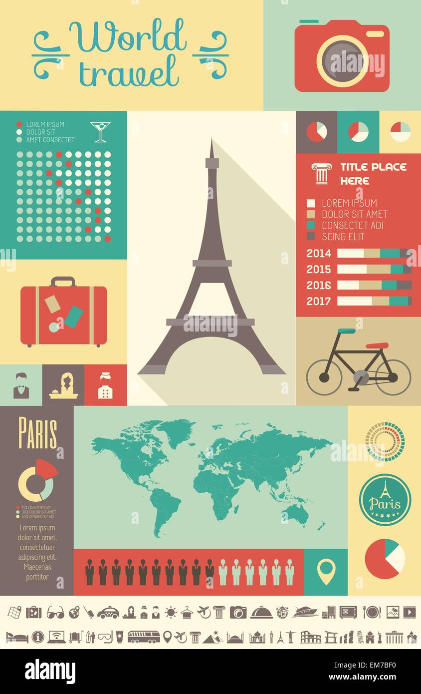 Travel Infographic Template Stock Vector Image & Art - Alamy