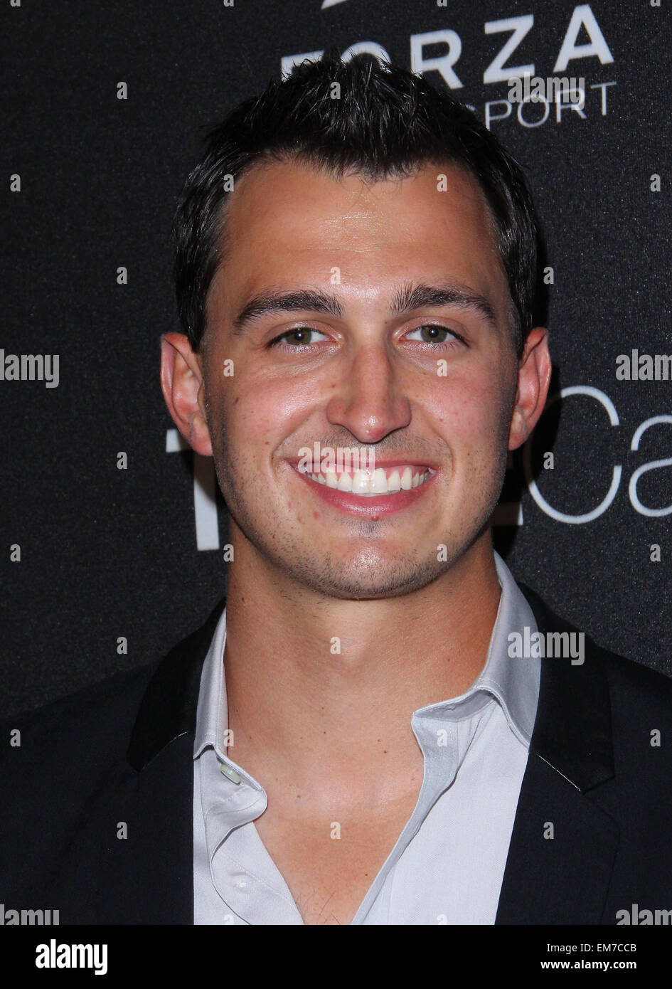 Los Angeles, California, USA. 16th Apr, 2015. Graham Rahal attends