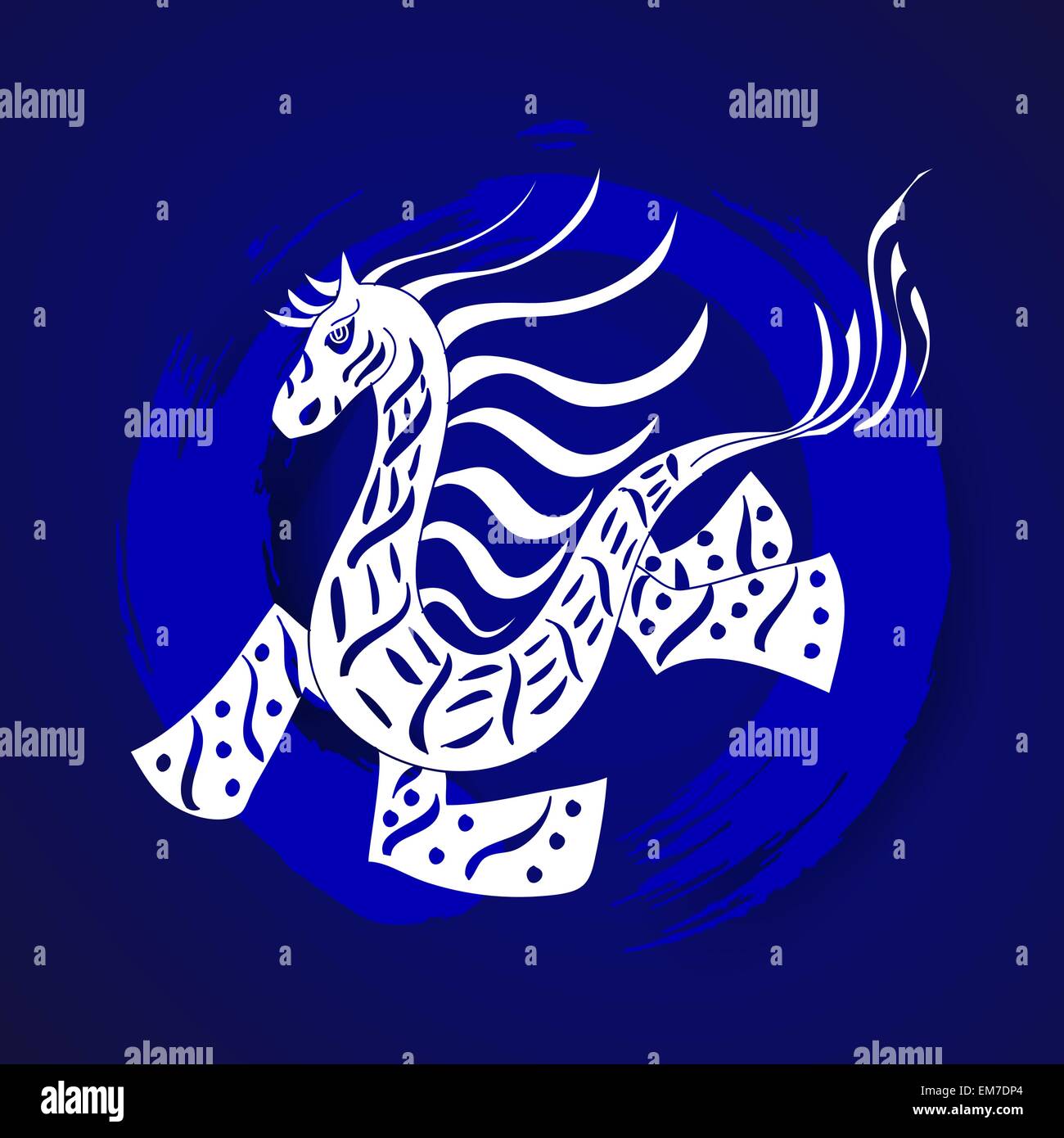 Horse and composition Stock Vector Images - Alamy
