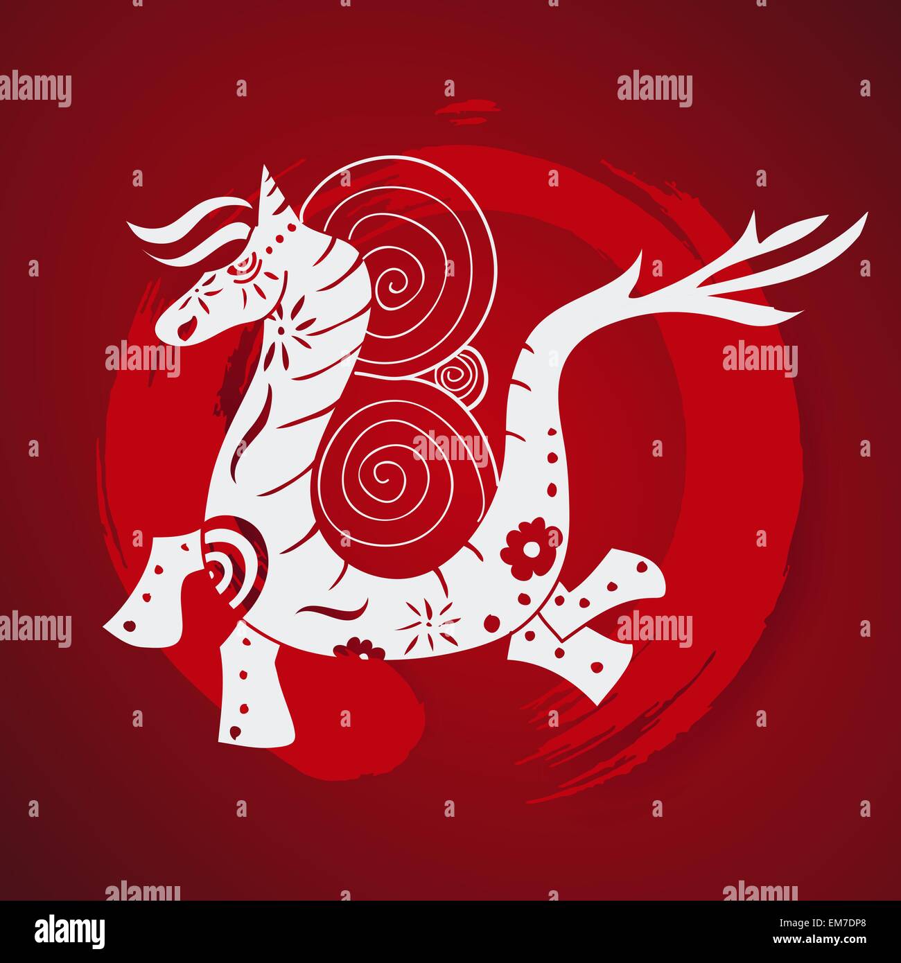 Traditional Chinese Horse New Year 2014 Stock Vector Image & Art Alamy