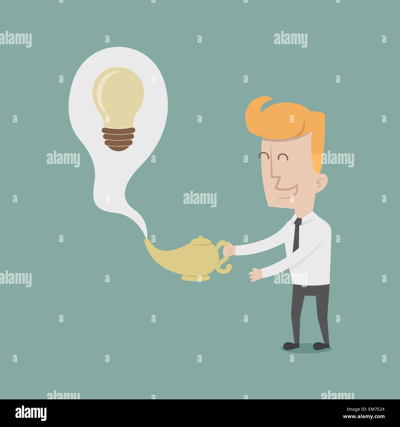 Businessman get idea Stock Vector Image & Art Alamy