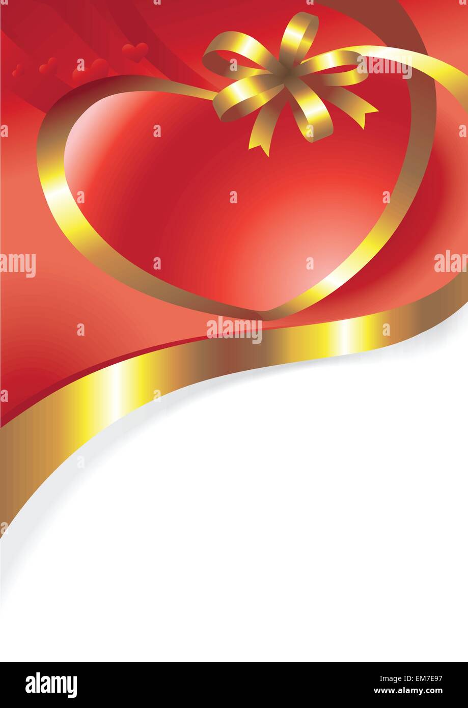 red heart - vector illustration Stock Vector Image & Art - Alamy
