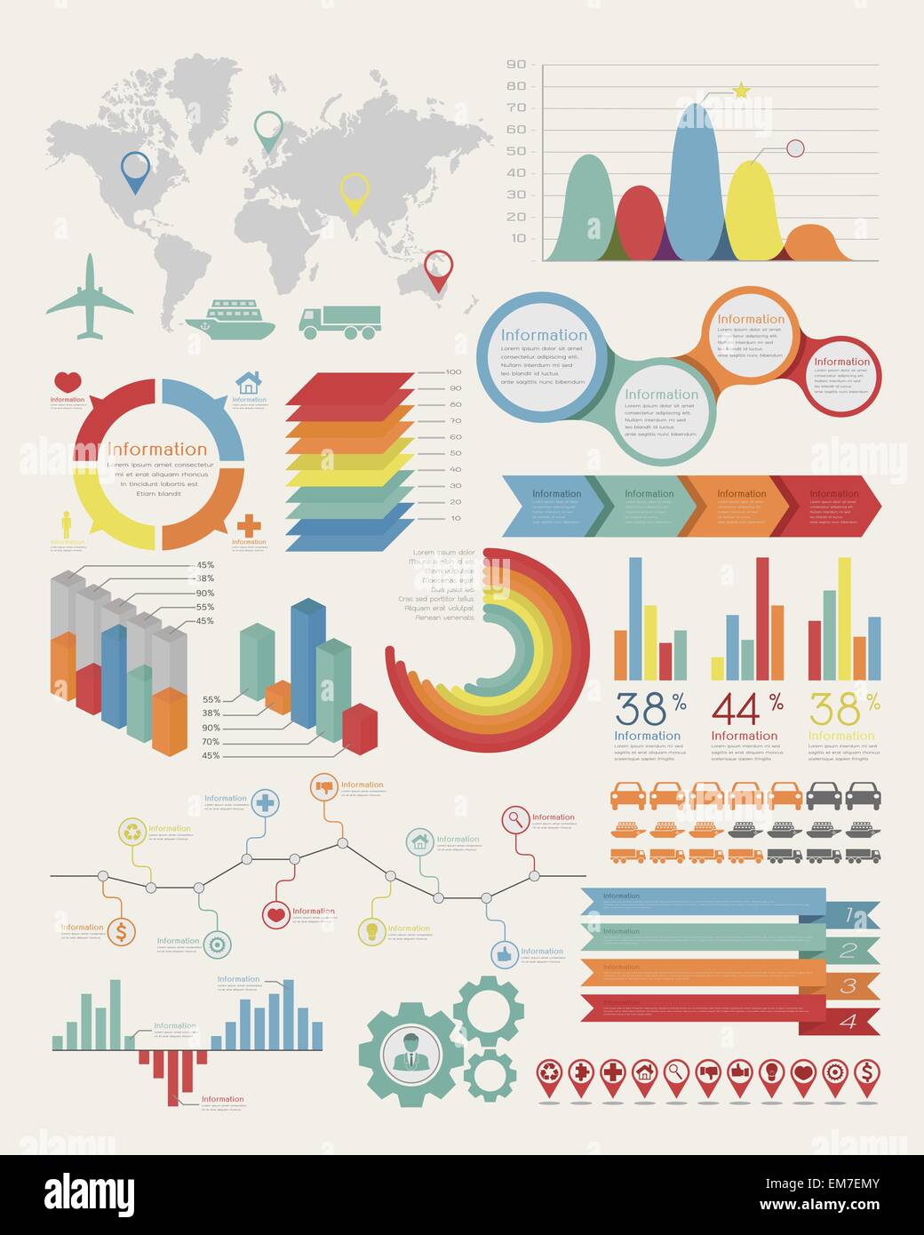 Infographic Elements Stock Vector