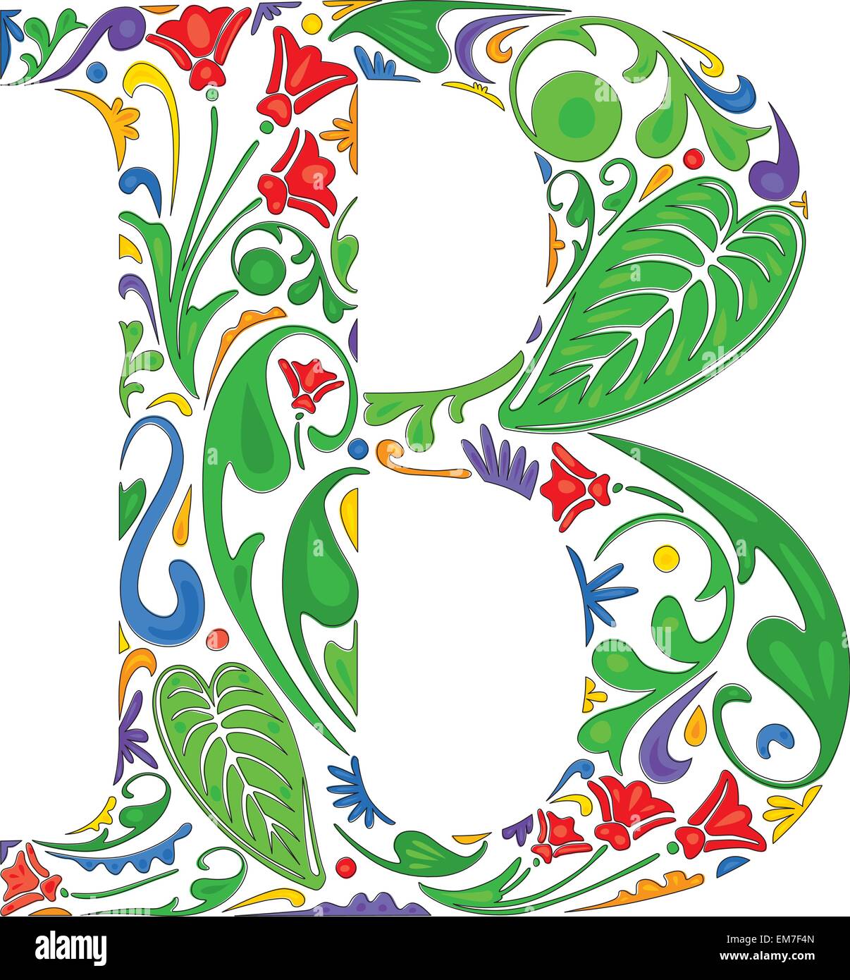 Floral B Stock Vector