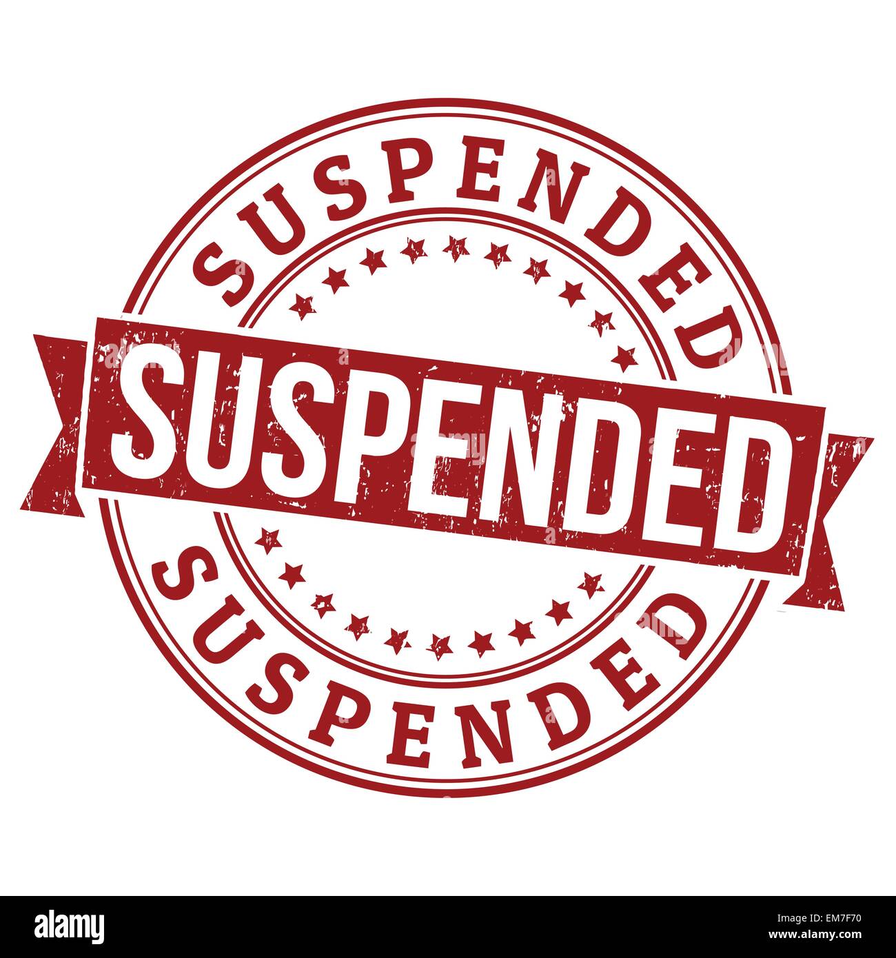 Suspended Stamp Stock Vector Image Art Alamy Suspended Stamp Stock Vector Image Art Alamy