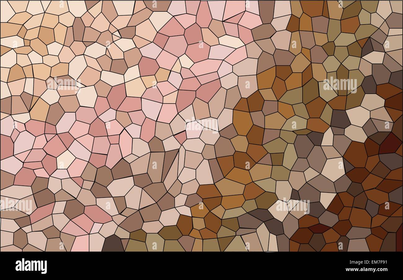 Skin Tone Mosaic Stock Vector