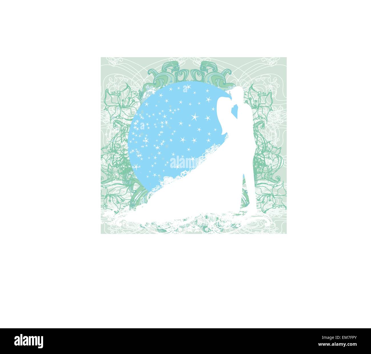 Romantic couple silhouette hi-res stock photography and images - Alamy