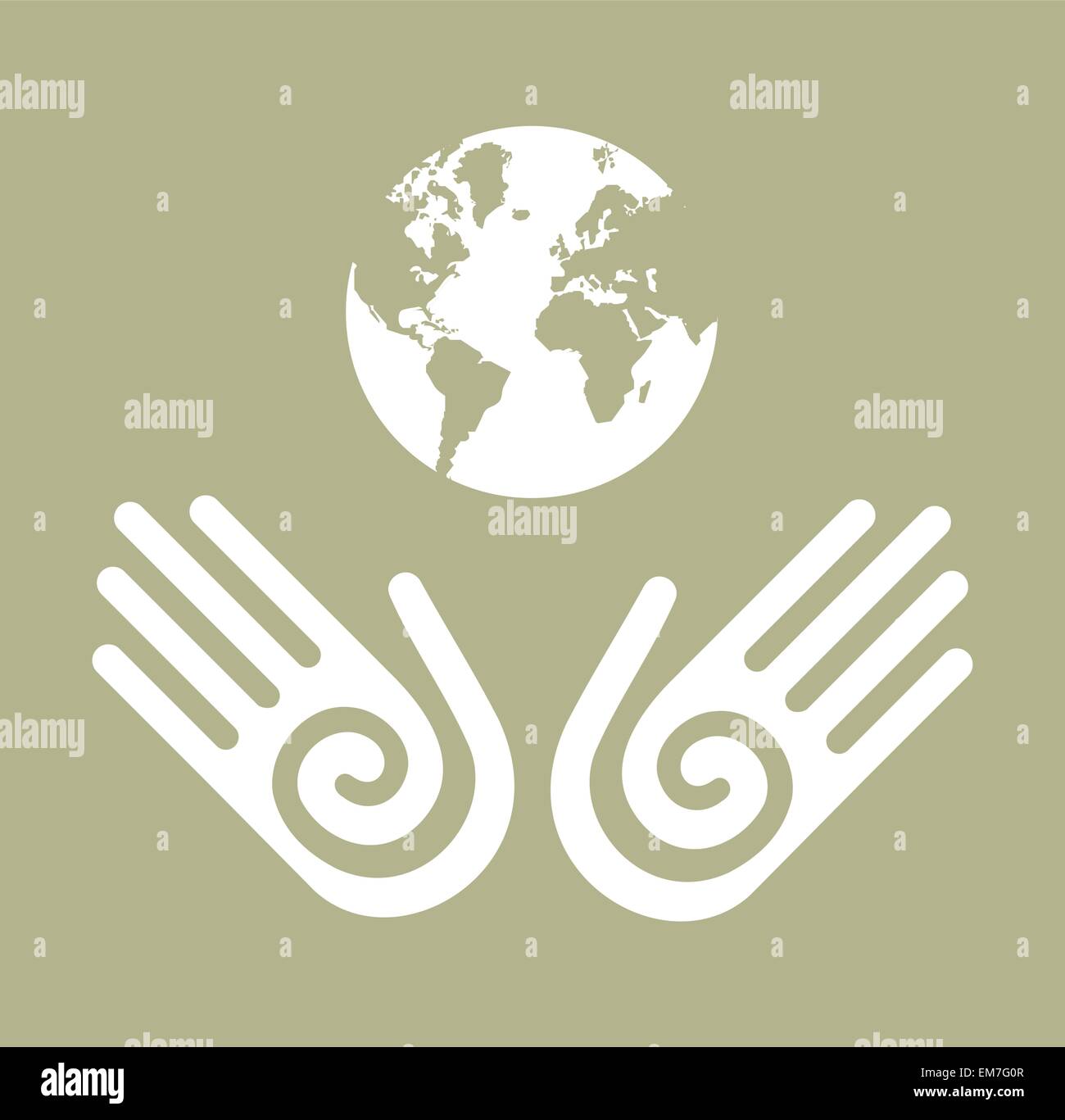Life In The Earth In Our Hands Stock Vector Image Art Alamy Life In The Earth In Our Hands Stock Vector Image Art Alamy