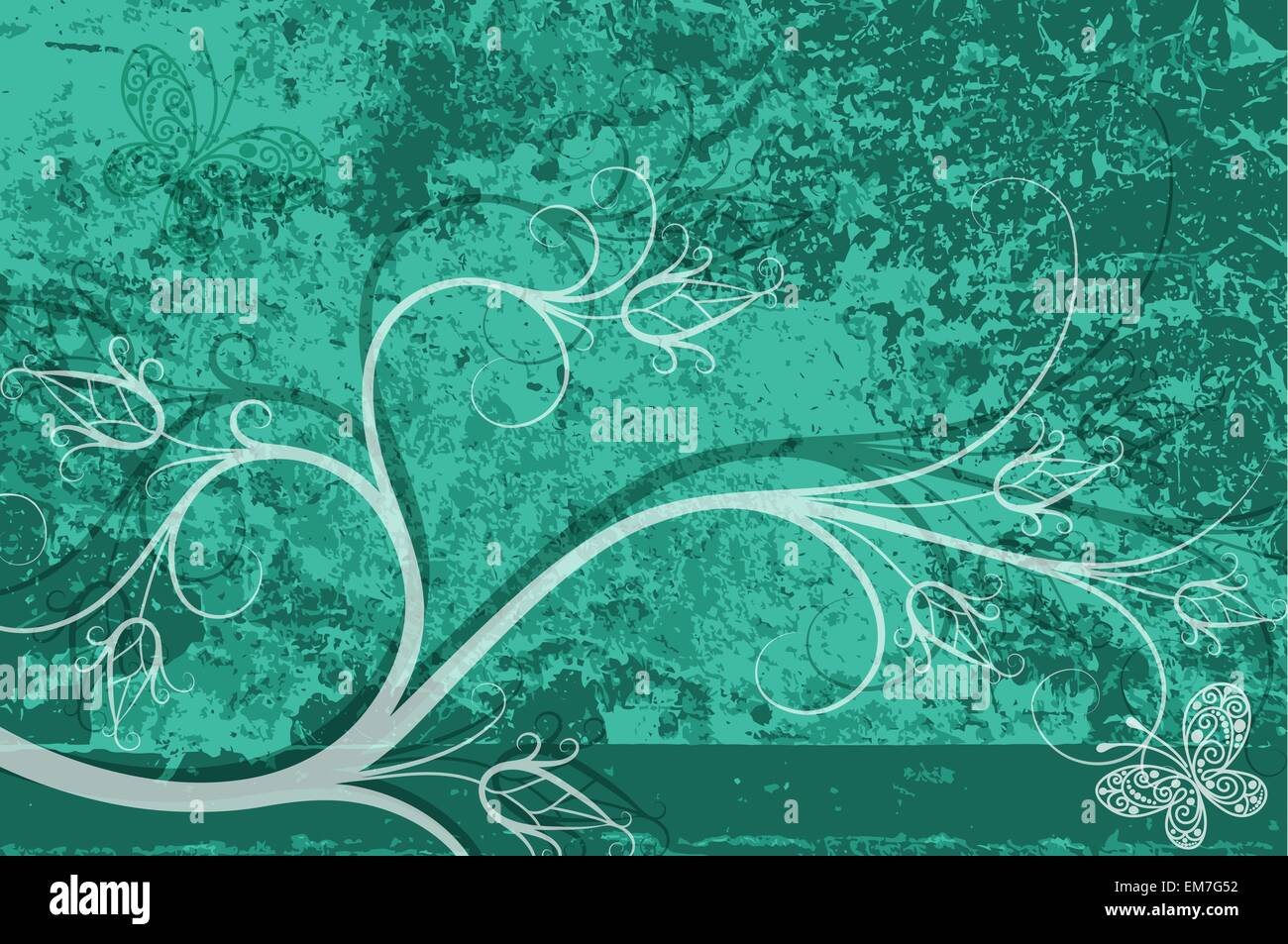Turquoise border Stock Vector Images - Alamy