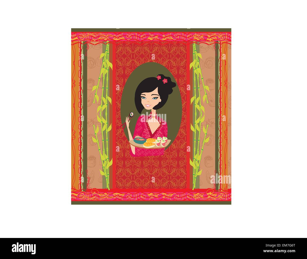 Beautiful template design Stock Vector Images - Alamy