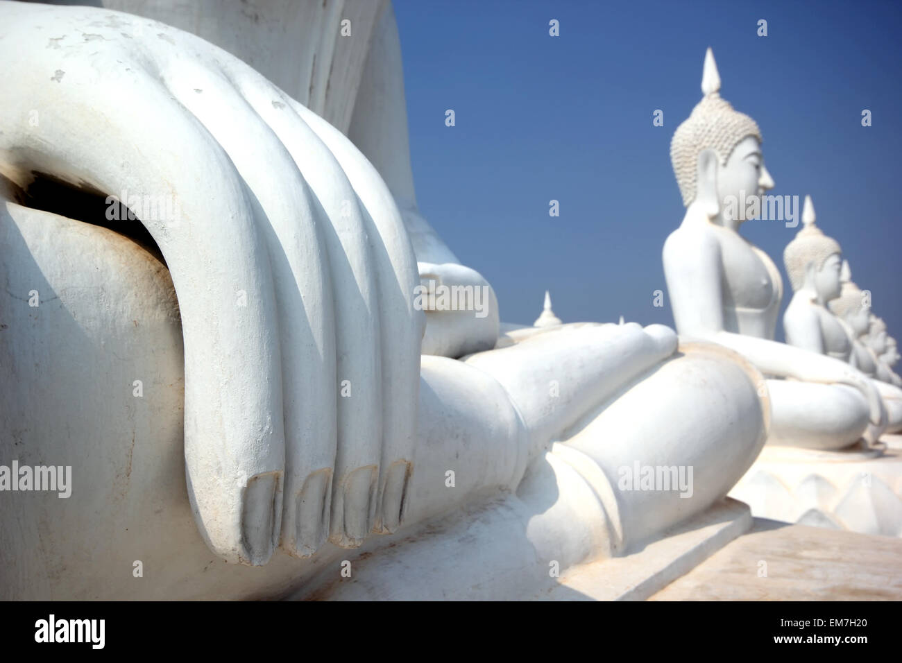 Buddha image in thai temple Stock Photo - Alamy