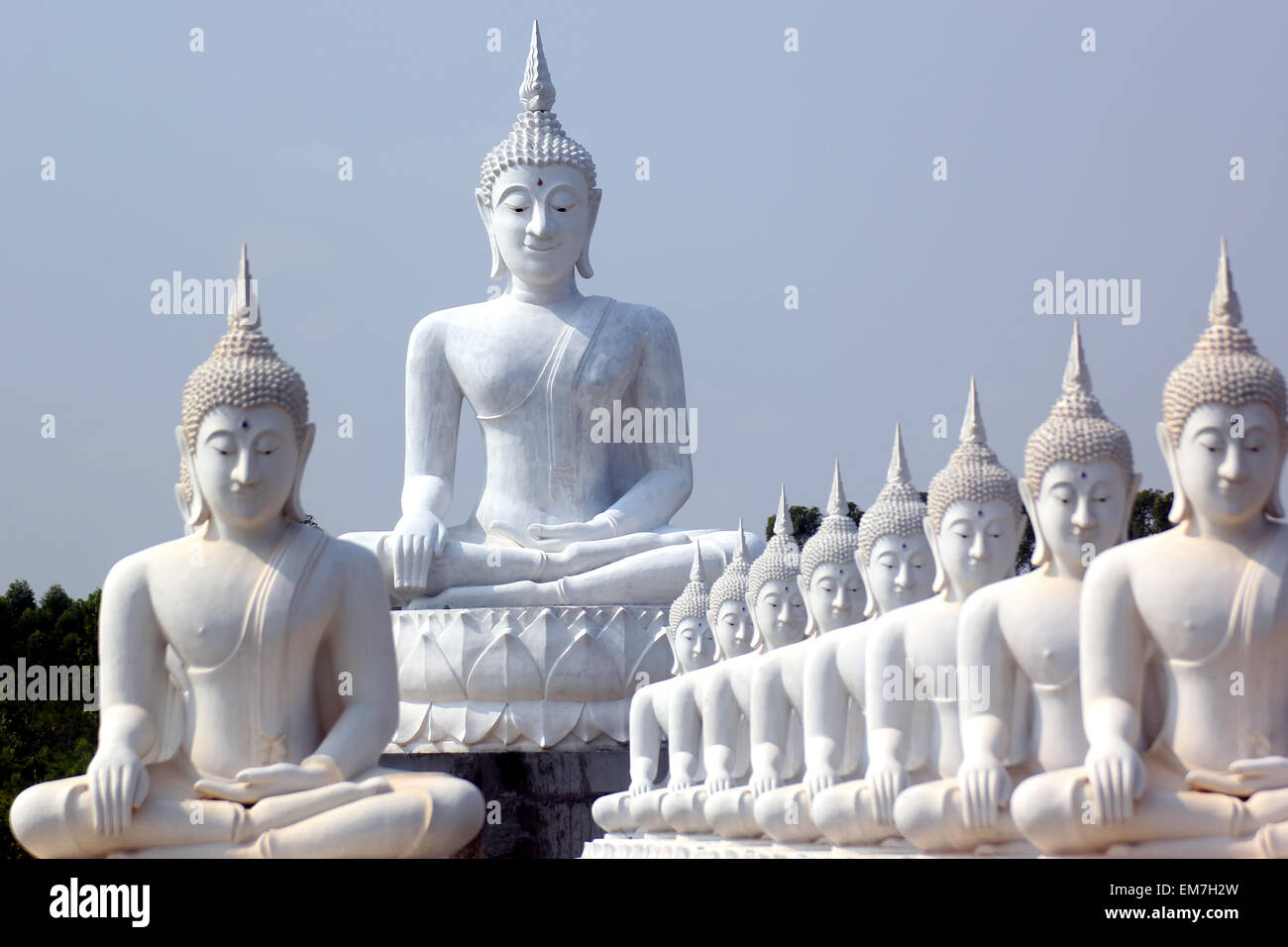 Buddha image in thai temple Stock Photo - Alamy