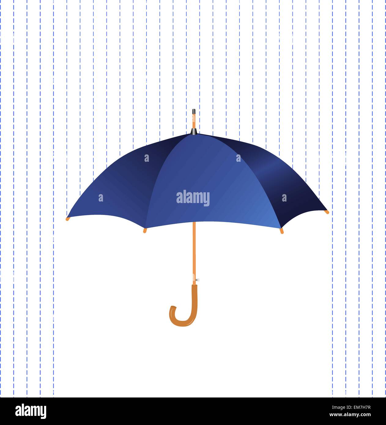 Umbrella icon with rain Stock Vector Image & Art Alamy