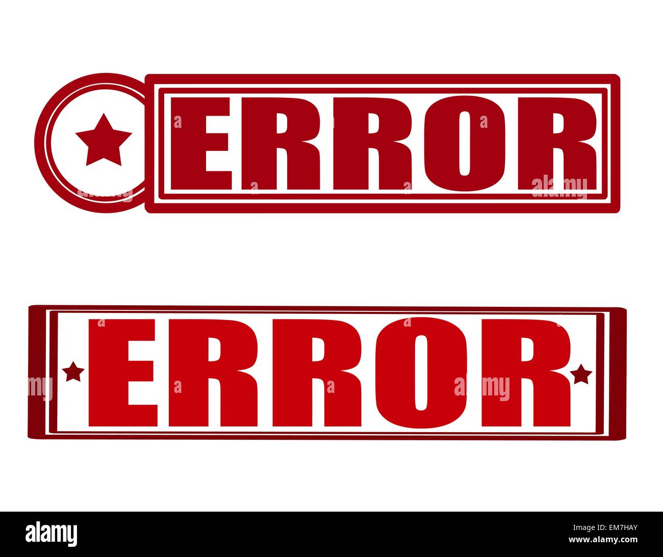 Error word hi-res stock photography and images - Alamy