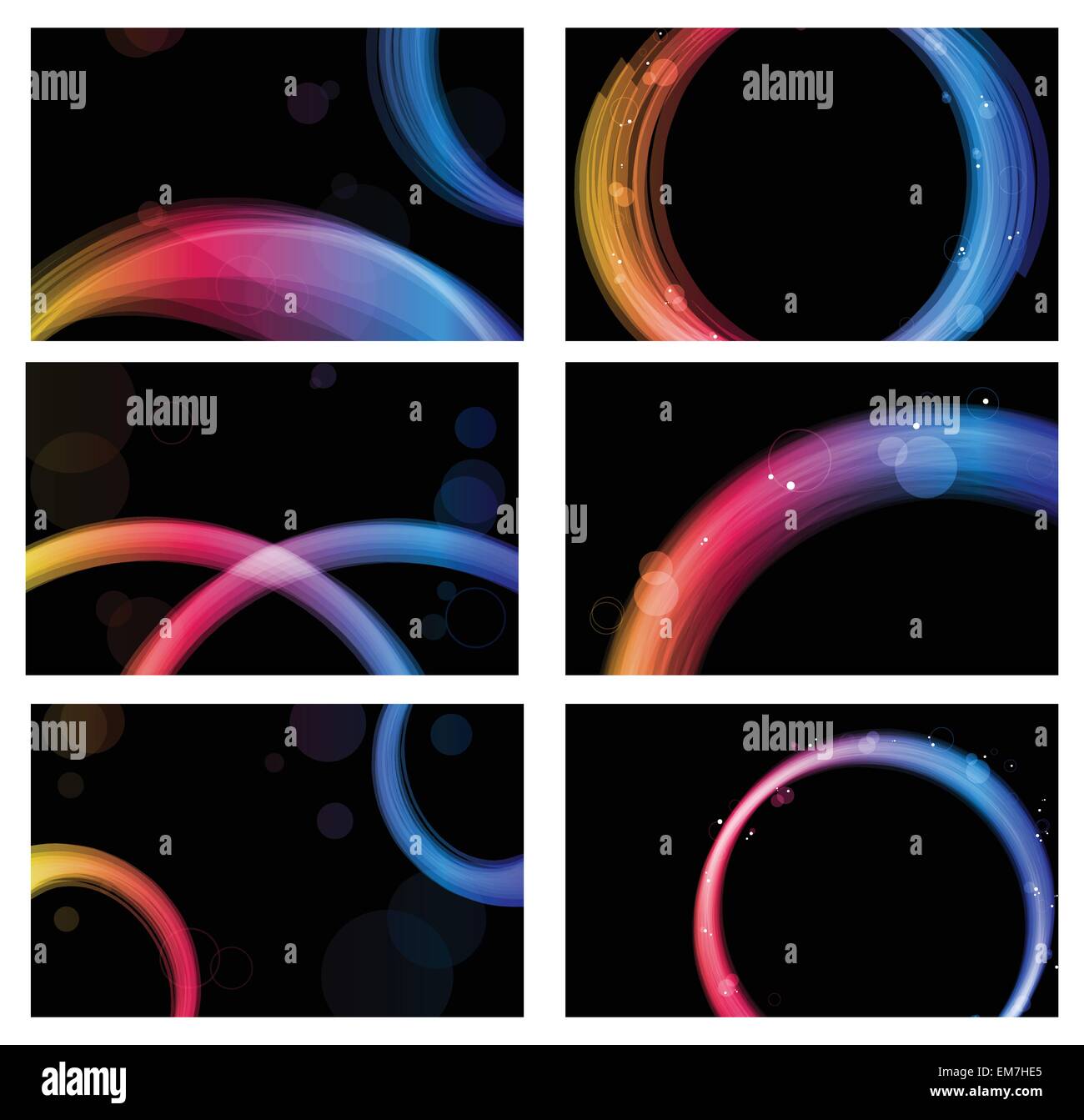 Circles text template Cut Out Stock Images Pictures Alamy