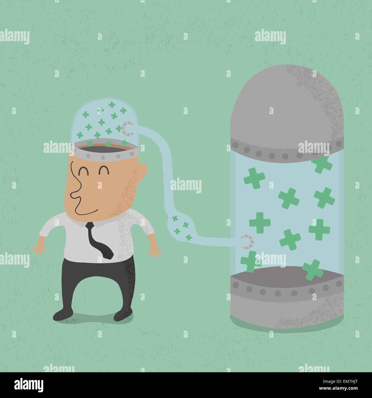 Positive thinking brain hi-res stock photography and images - Alamy