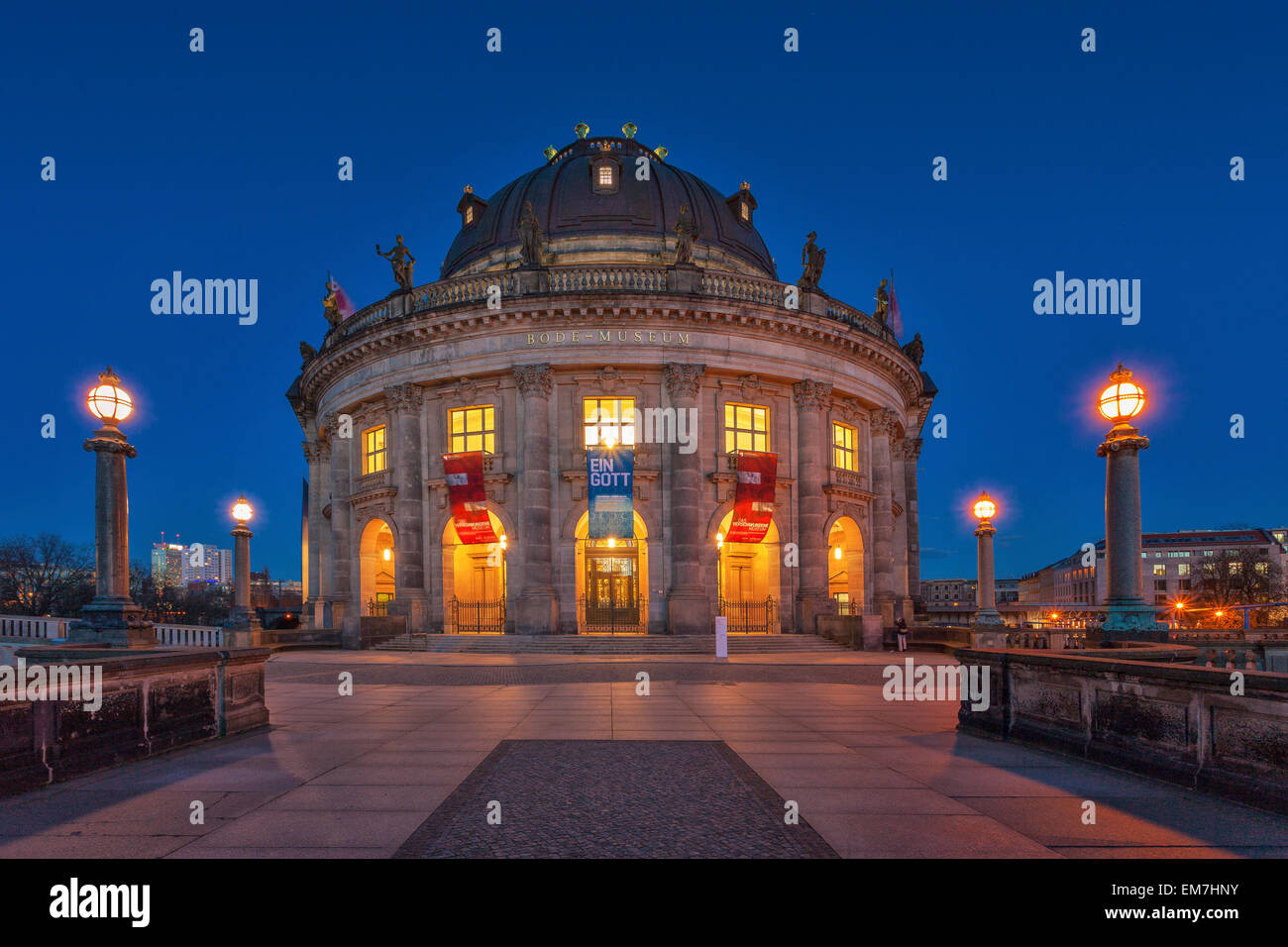 View of the Bode Museum, Museum Island, Berlin, Germany Stock Photo