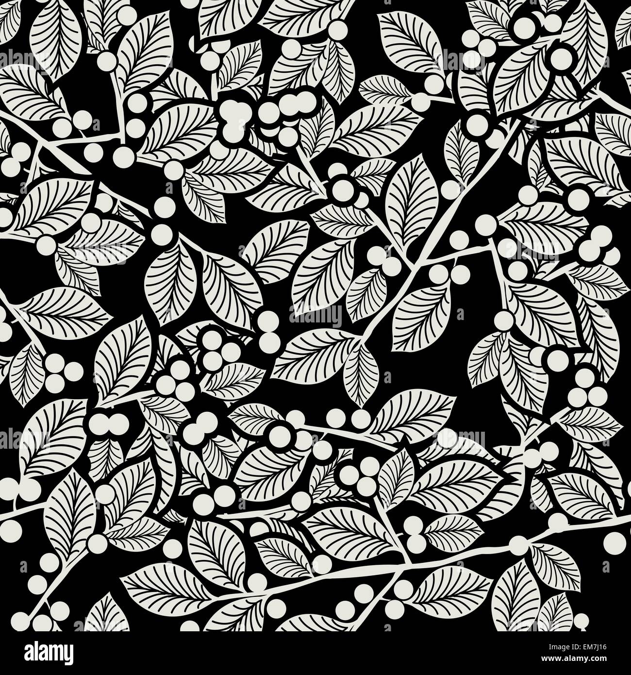 Seamless floral wallpaper Stock Vector Image & Art - Alamy
