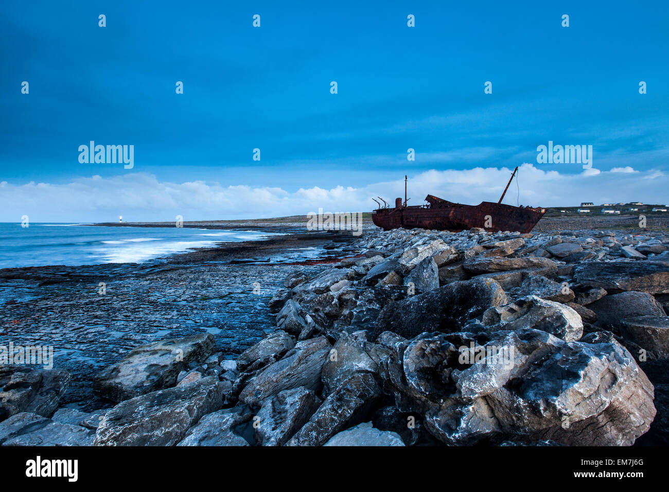 Ship wreck on aran islands hi-res stock photography and images - Alamy