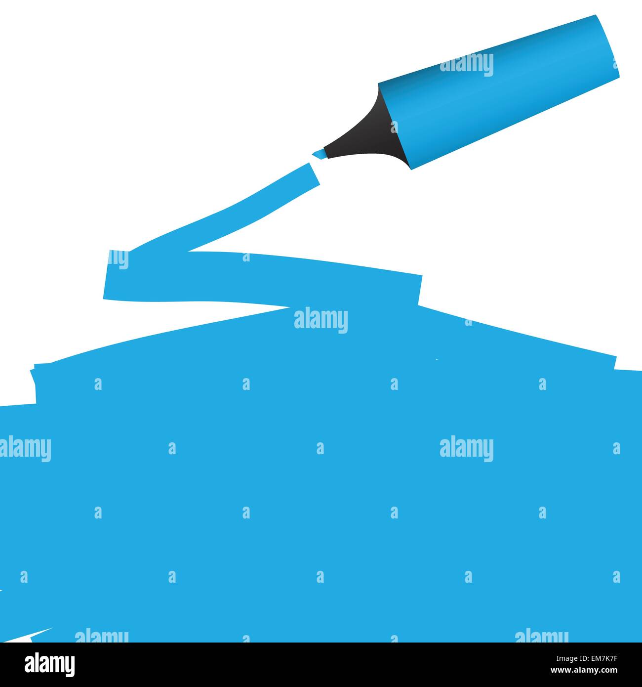 Highlighter blue marker hires stock photography and images Alamy