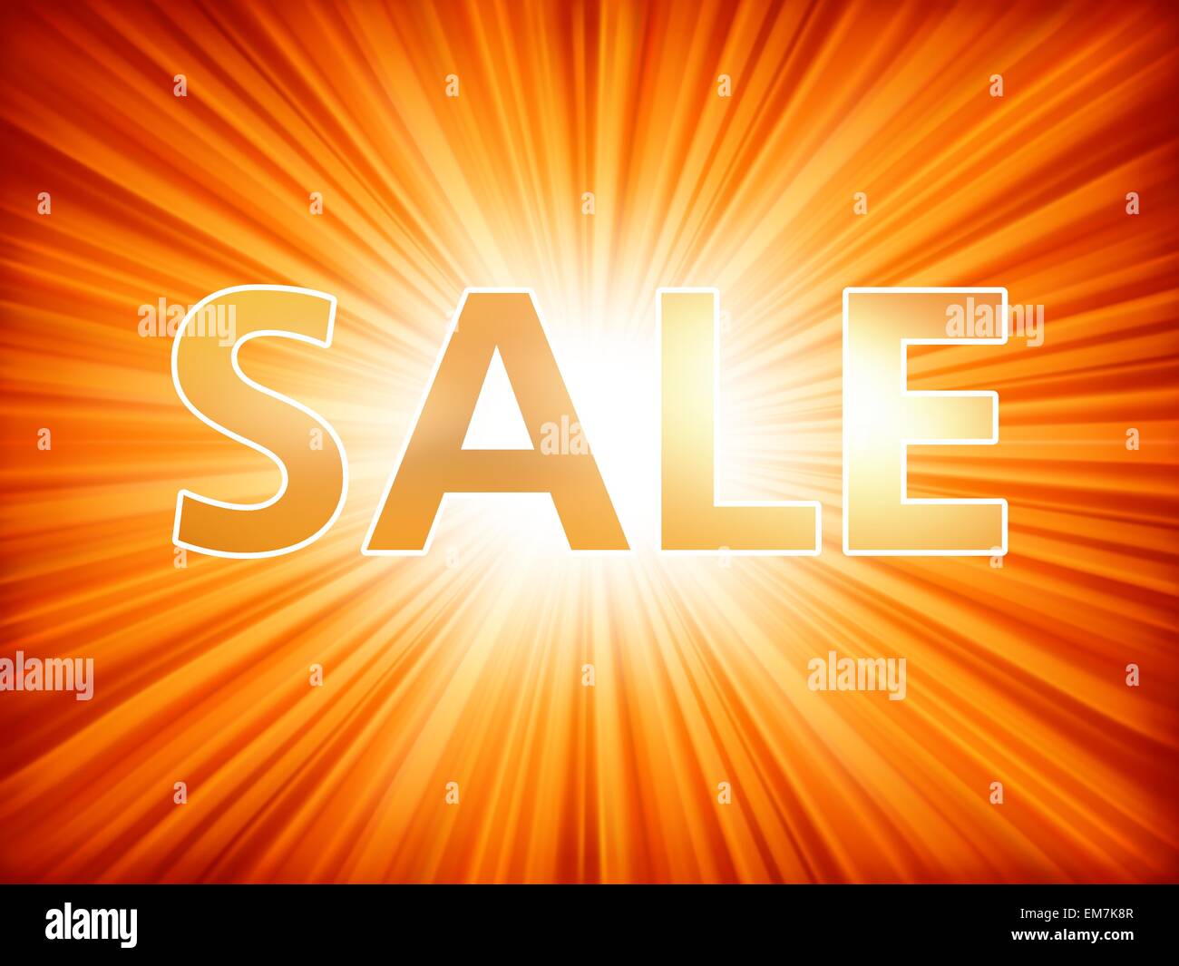 Shopping sale poster. EPS 8 Stock Vector