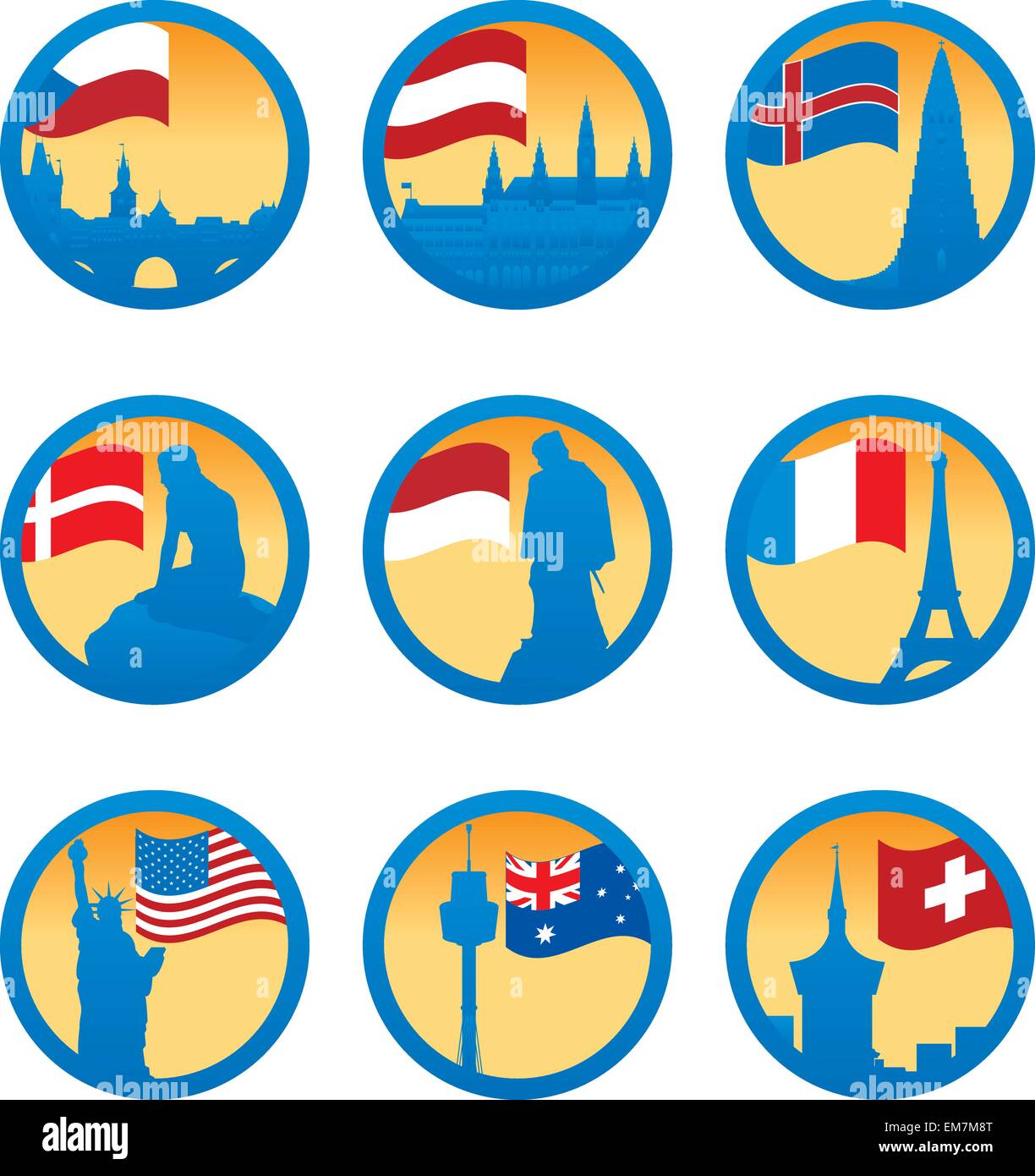 Flags and symbols. Vector Stock Vector Image & Art Alamy