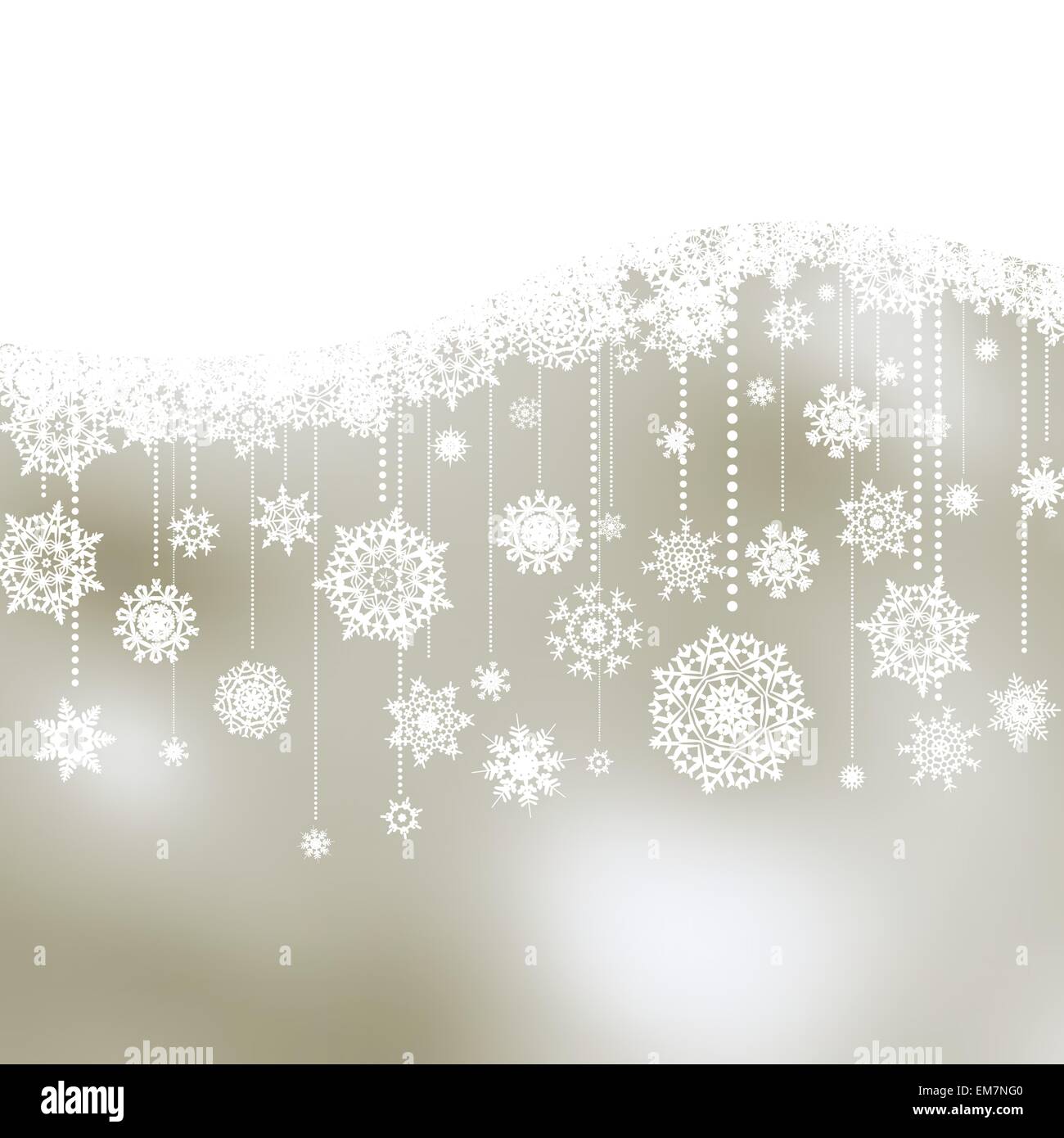 Christmas background with snowflakes. EPS 8 Stock Vector Image & Art ...