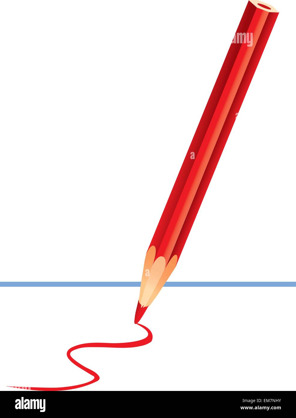 Pencil Tracing A Line Stock Photo - Download Image Now - Long, Pencil,  Single Line - iStock
