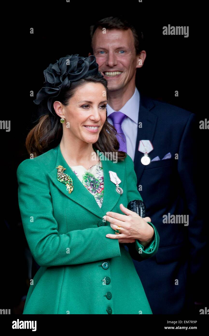 Copenhagen, Denmark. 16th Apr, 2015. Prince Joachim and Princess Marie