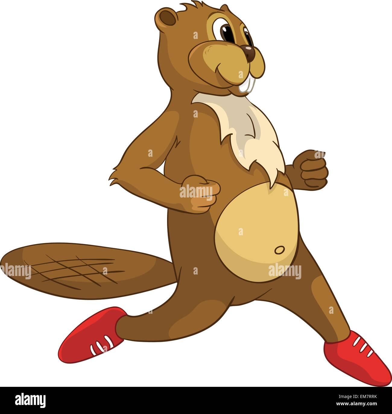 Beaver CREES. Look for Funny Beaver by Keyword 'CREES'. Stock Vector