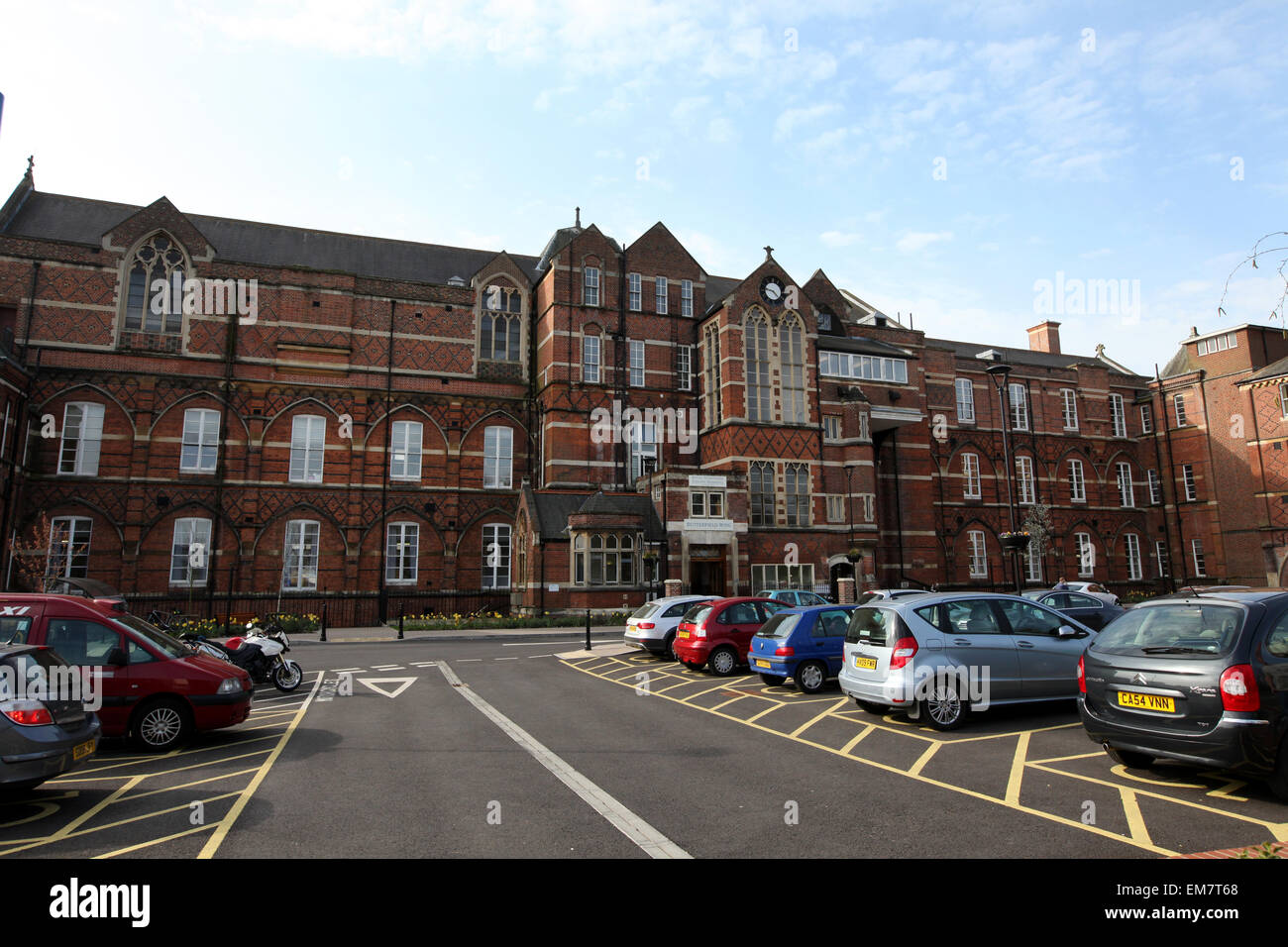 Royal Hampshire County Hospital Winchester High Resolution Stock