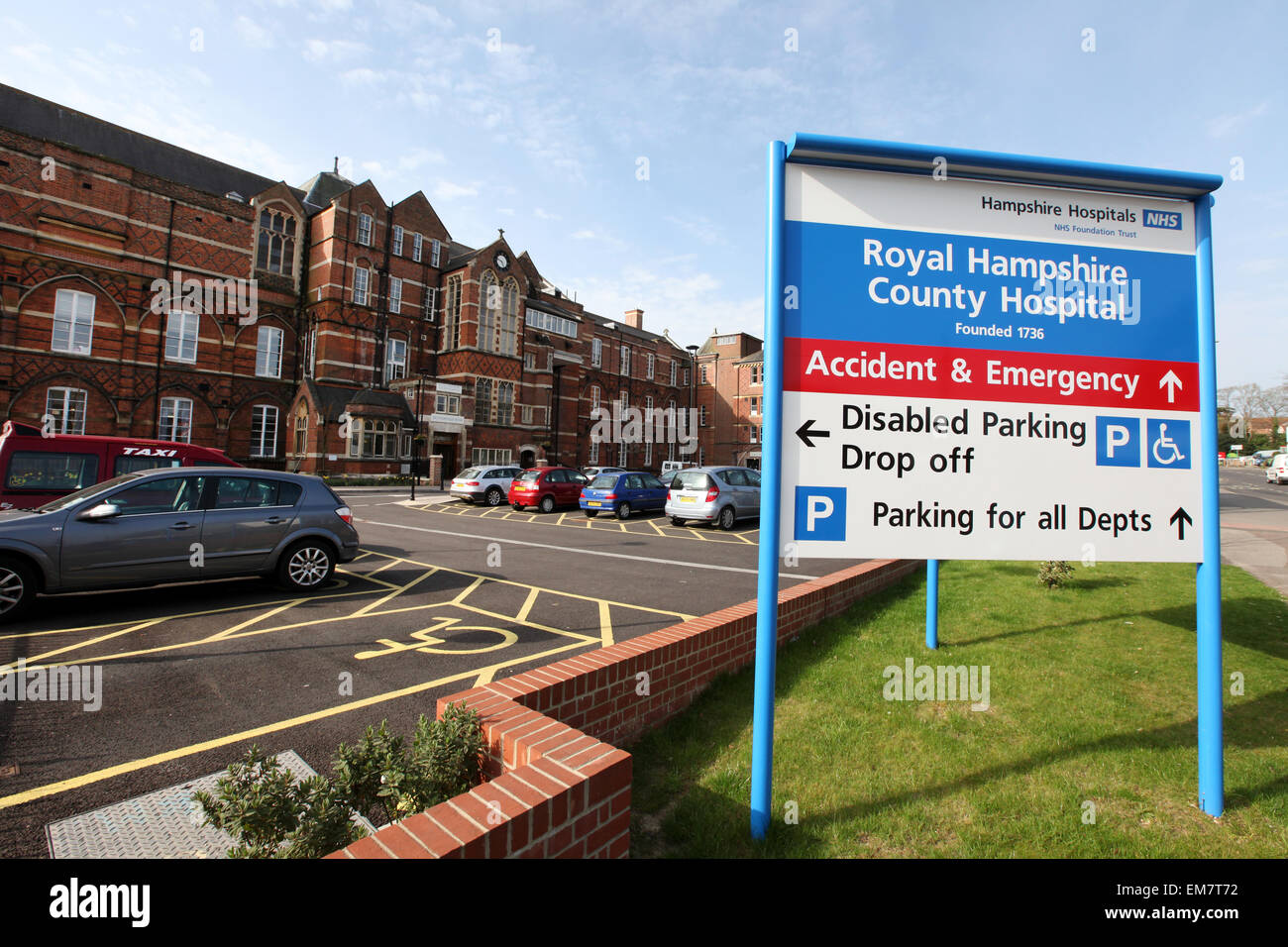 Royal Hampshire County Hospital Winchester Stock Photo Alamy