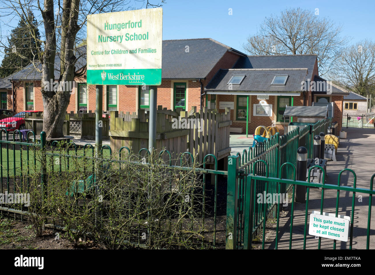 Hungerford Nursery School Stock Photo Alamy