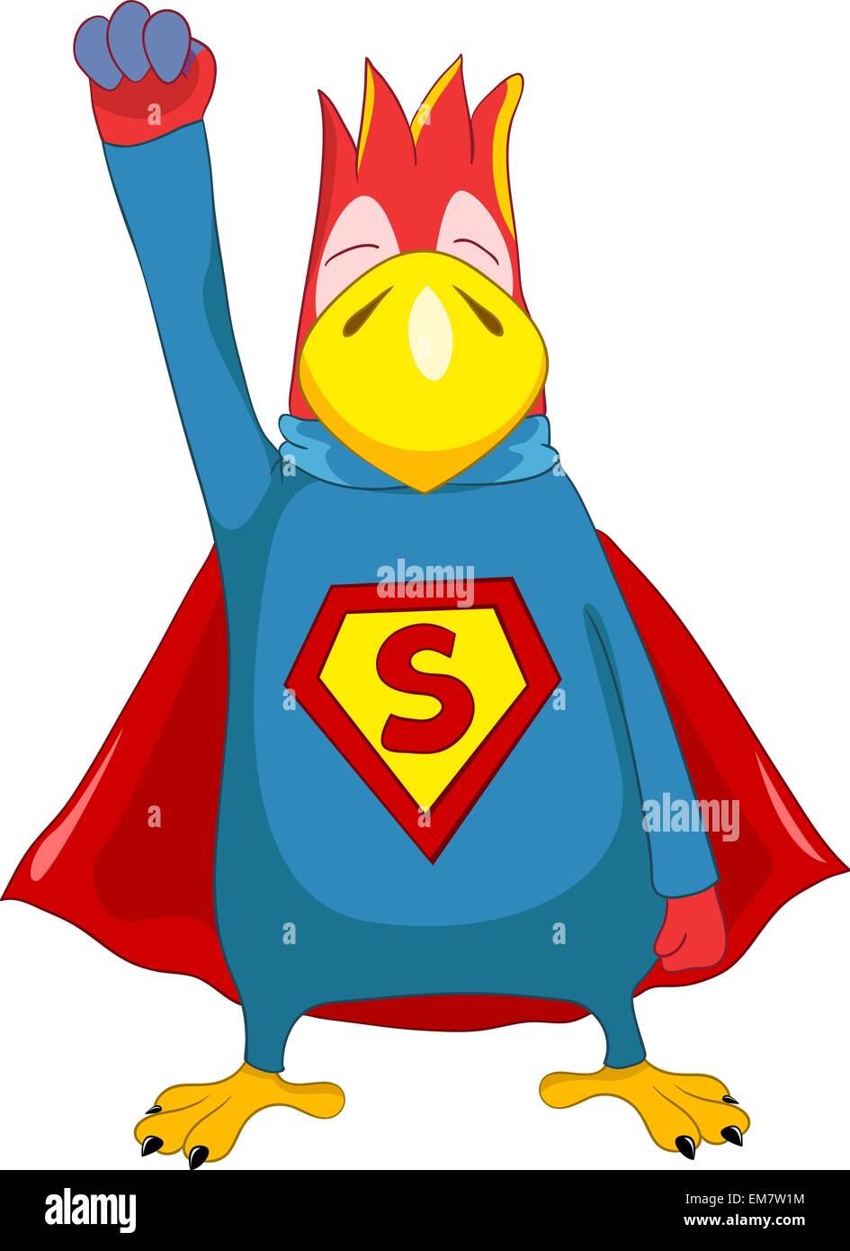 Muscular parrot Stock Vector Images - Alamy