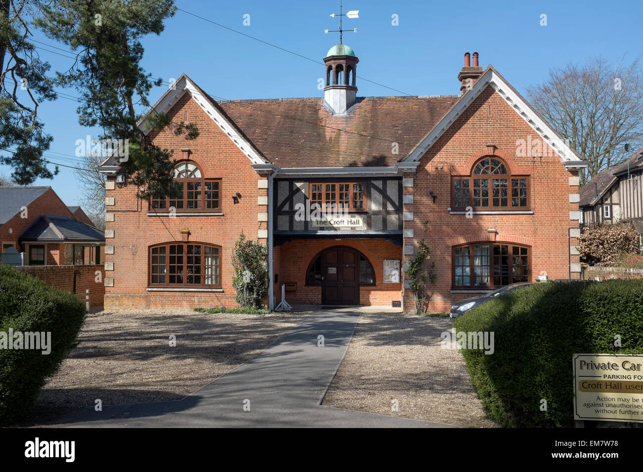 The Croft Hall in Hungerford West Berkshire Stock Photo Alamy