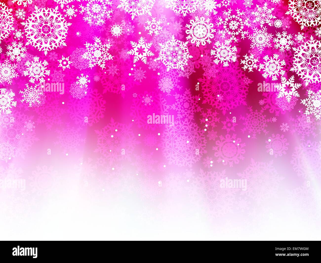Purple wave background with snowflakes. EPS 8 Stock Vector Image & Art ...