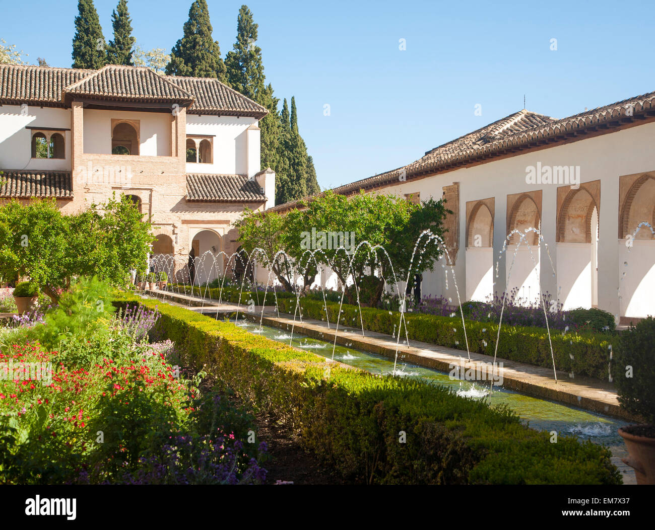 Patio de la Acequia, Court of the water Channel, Generalife palace