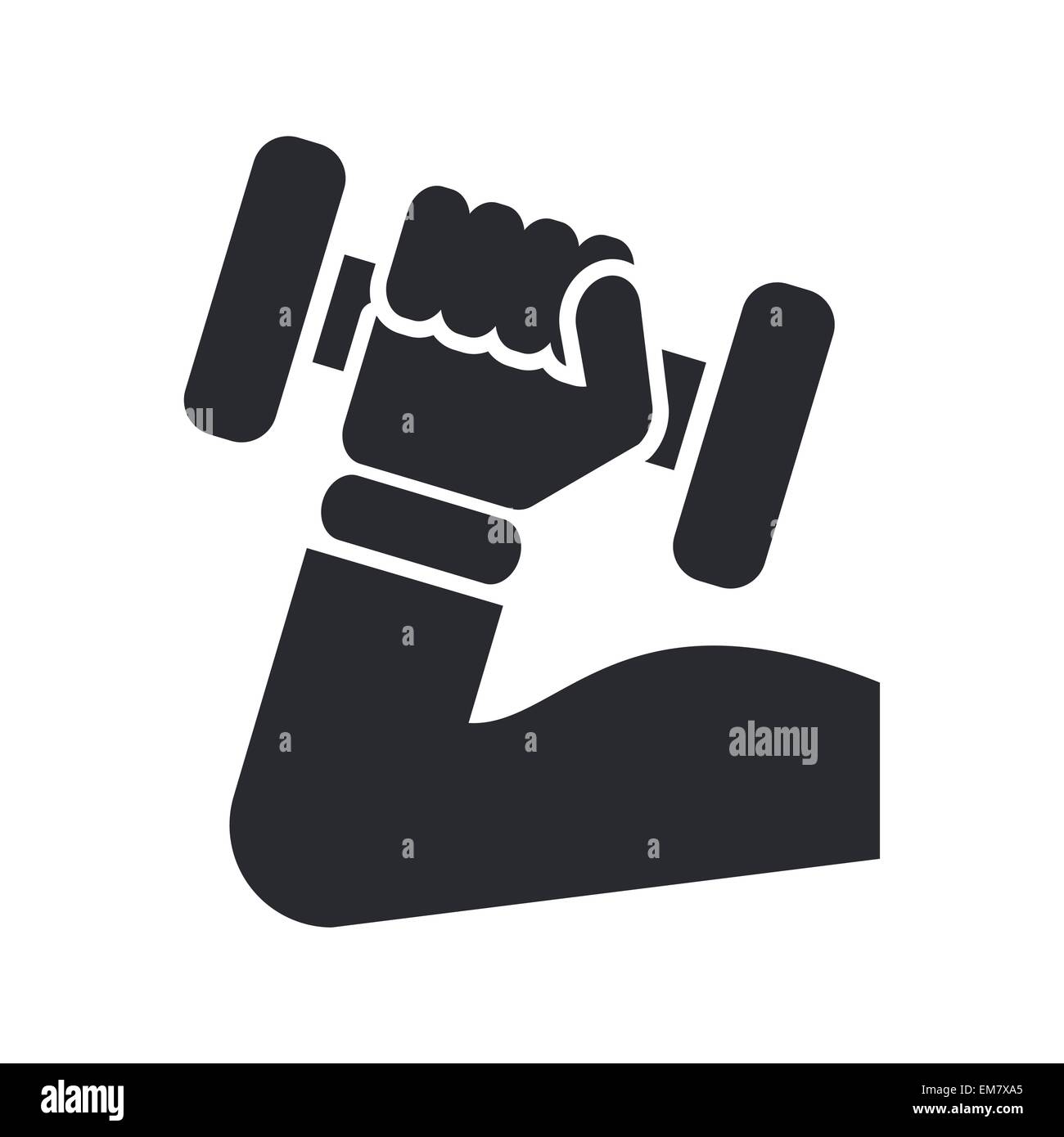 Vector illustration of single isolated gym icon Stock Vector Image ...