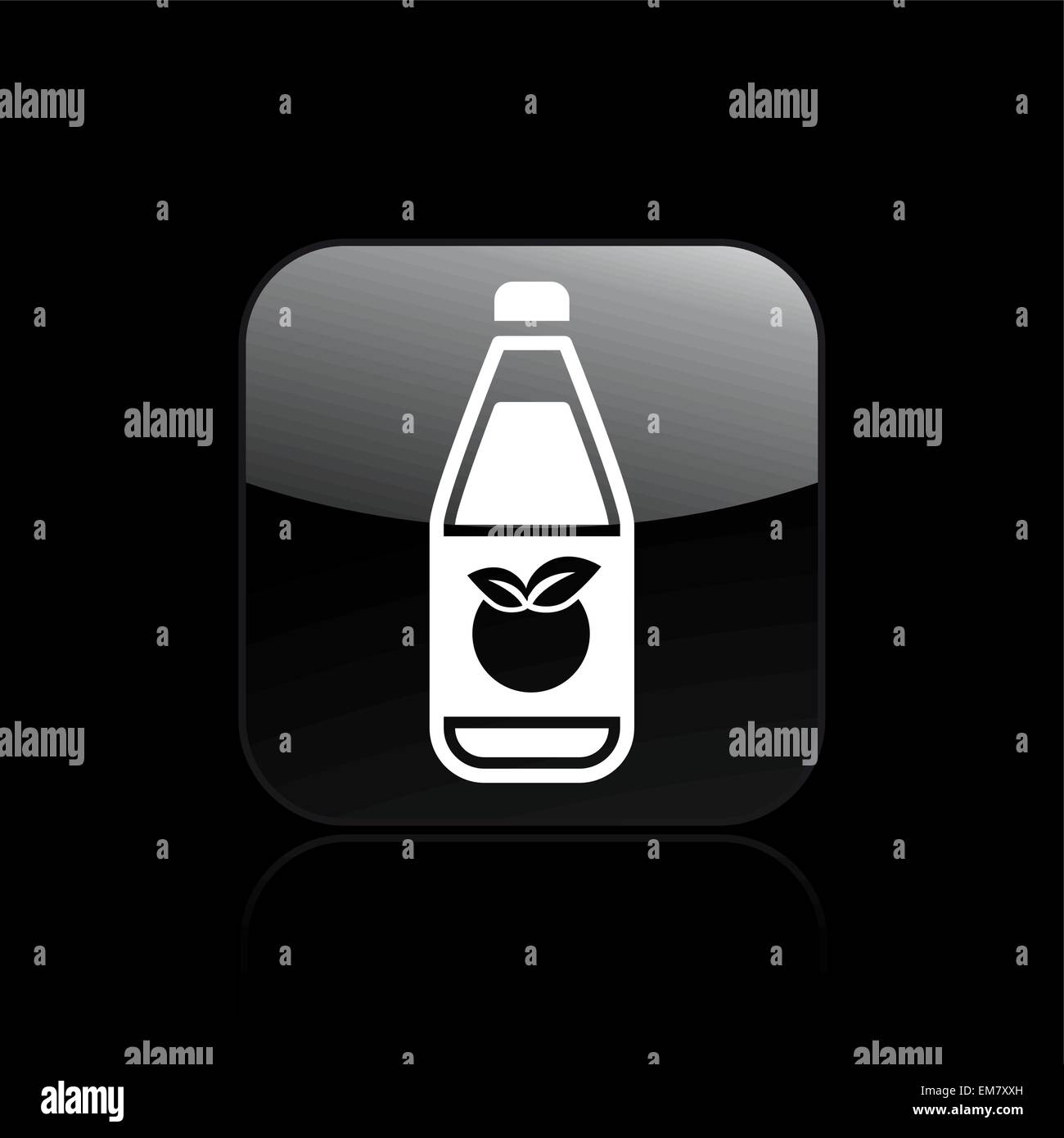 Vector illustration of single fruit juice icon Stock Vector Image & Art ...