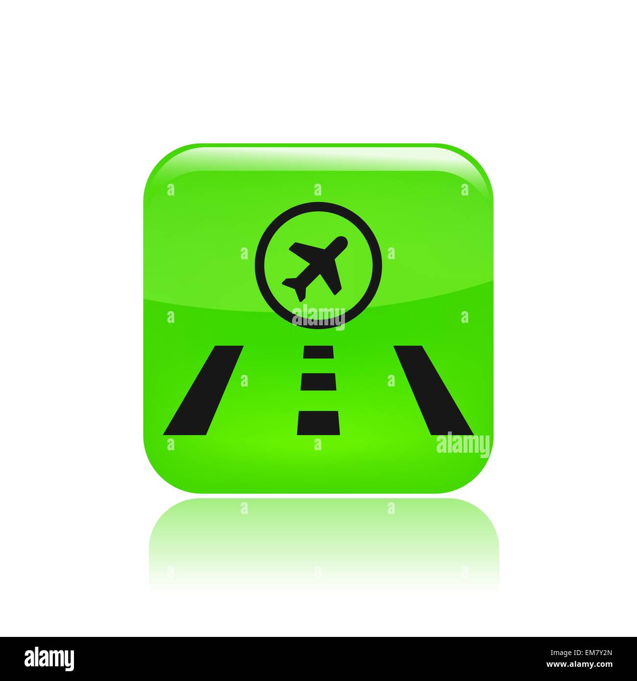 Vector illustration of single airport icon Stock Vector Image & Art - Alamy