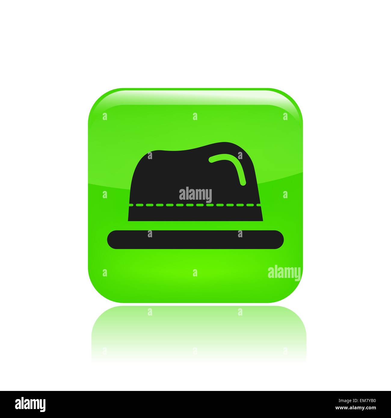 Vector illustration of single hat icon Stock Vector Image & Art - Alamy
