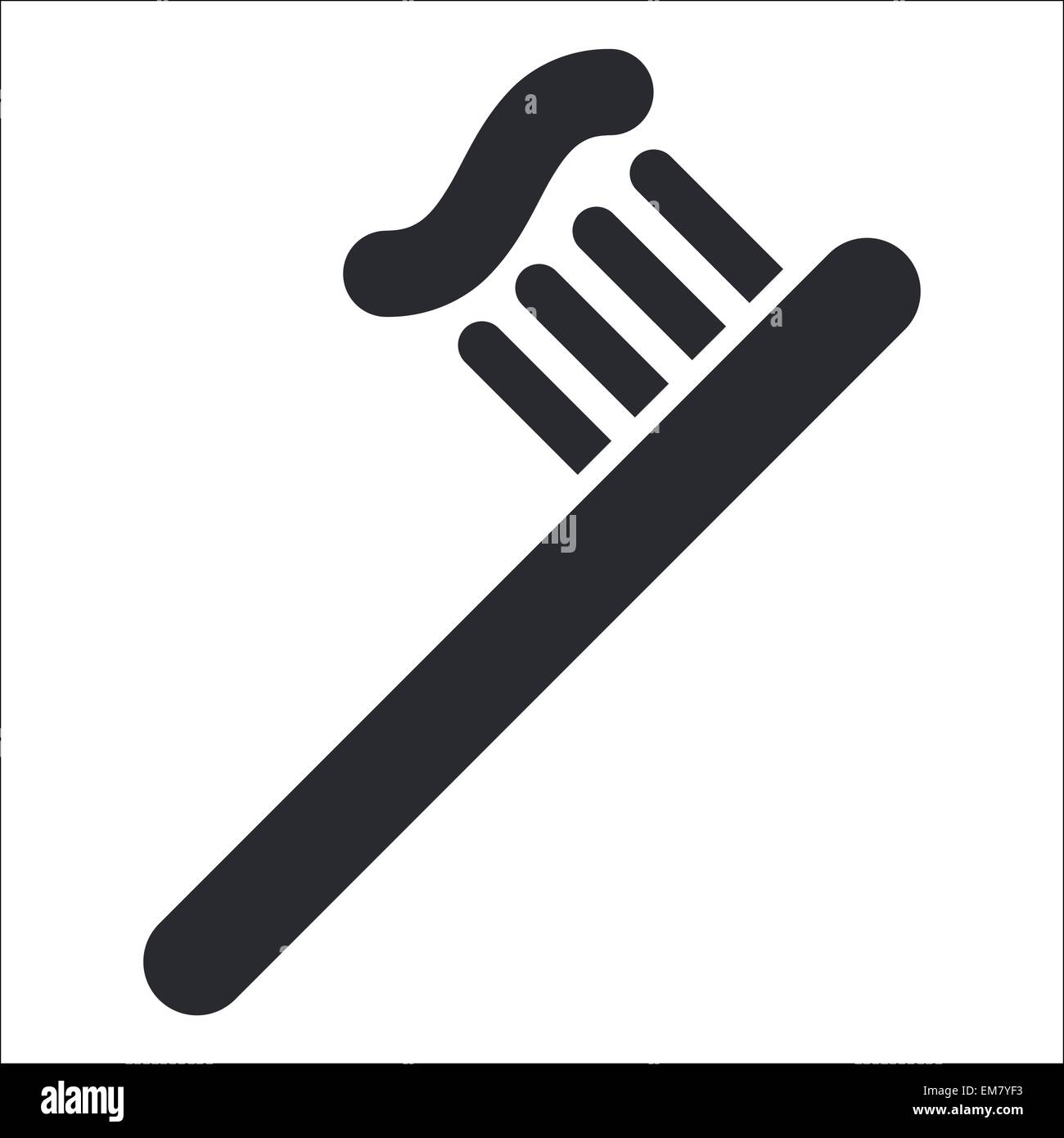 Vector illustration of isolated toothpaste icon Stock Vector Image ...